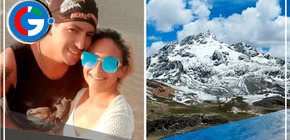 Encuentran con vida a jóvenes perdidos en el nevado Rajuntay