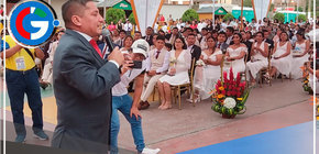 Alcalde Ulises Villegas Rojas une 81 parejas en Ceremonia Inolvidable en Comas