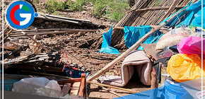 Huancavelica: huaico obliga a pobladores de Lamarí dejar sus viviendas dañadas 