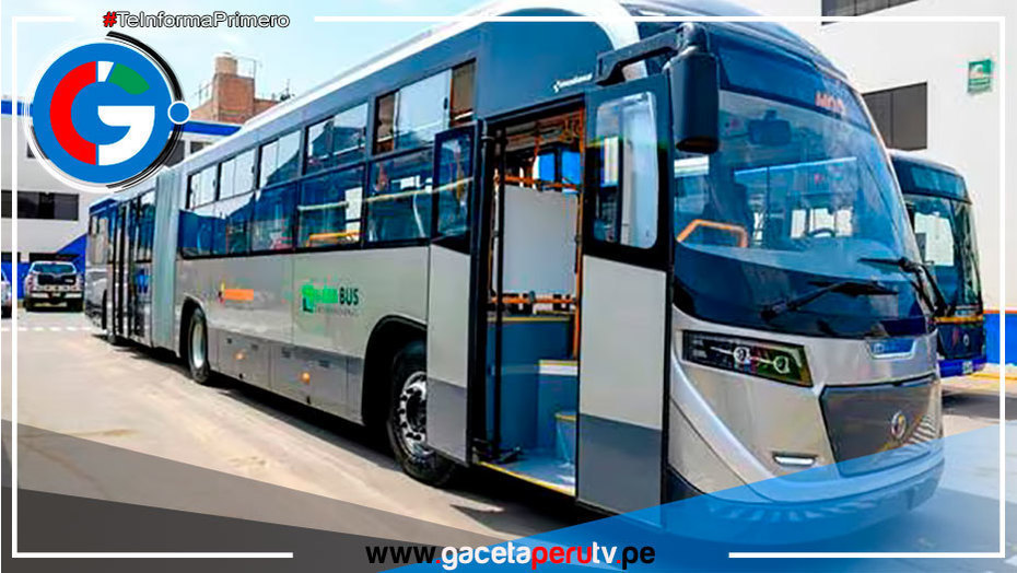 Lima: Nuevo bus del Metropolitano con aire acondicionado y puerto USB