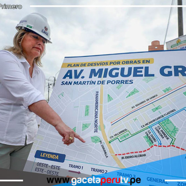 San Martín de Porres: conoce plan de desvíos por obras en Av. Grau