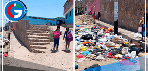 Educación entre desechos: 200 escolares de Chiclayo inician clases en medio de basura