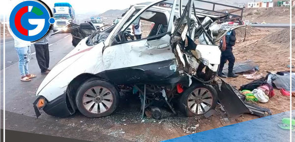 Fatal choque en Huacho: cinco víctimas, entre ellas un niño