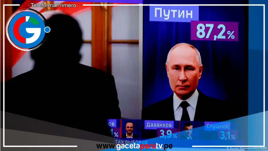 Vladimir Putin arrasa con el 88% de los votos en elección presidencial