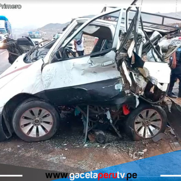 Fatal choque en Huacho: cinco víctimas, entre ellas un niño