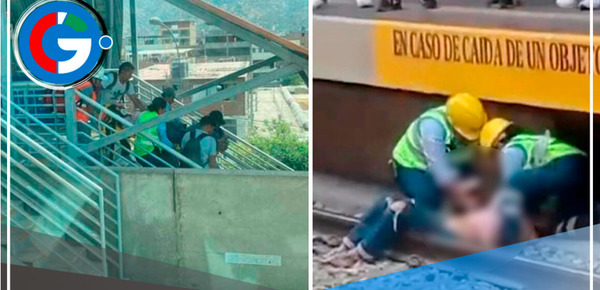 Mujer pierde equilibrio y cae en los rieles de la Línea 1 en estación los postes en SJL