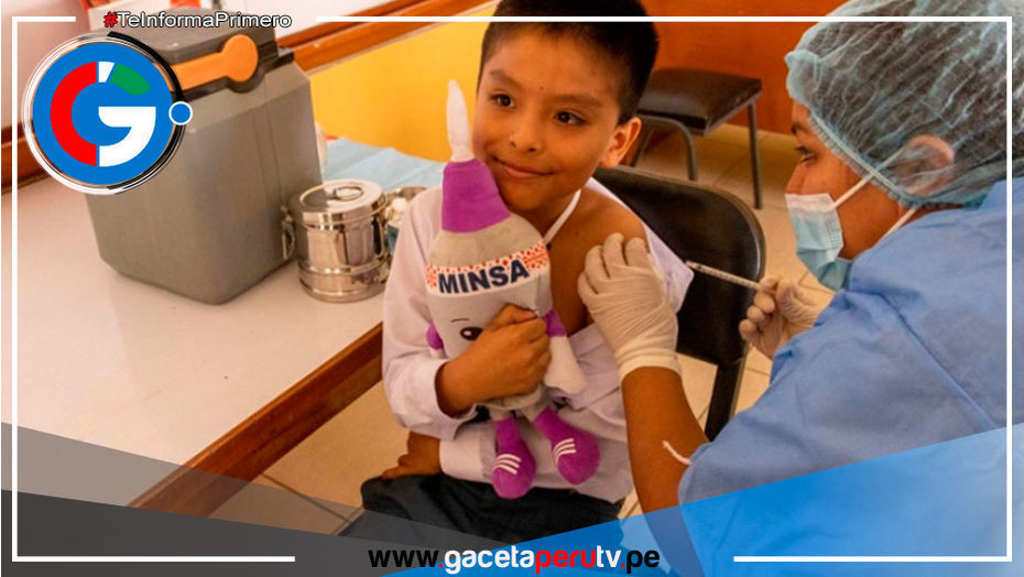 Tacna: meta es inmunizar a 12,916 niños y adolescentes de inicial y primaria