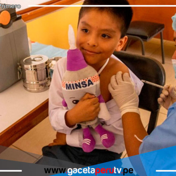 Tacna: meta es inmunizar a 12,916 niños y adolescentes de inicial y primaria 