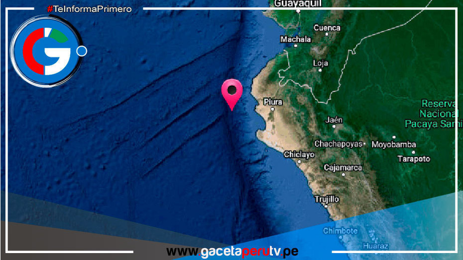 Temblor de magnitud 4.1 sacude la región Piura