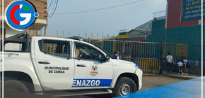 Alcalde Ulises Villegas refuerza seguridad en colegios de Comas