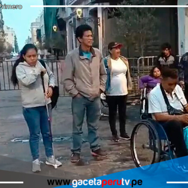 Personas con discapacidad viajan a Lima para exigir al Gobierno atender sus demandas