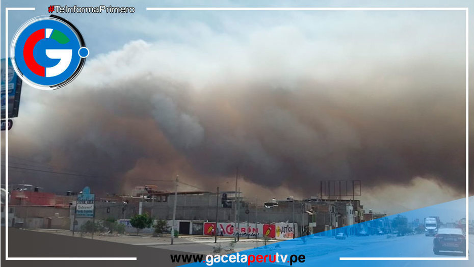 Áncash: incendio forestal afectó humedales de Villa María