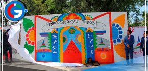 Ayacucho: más de 40,000 visitantes apreciarán mural de Juegos Bolivarianos 