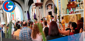 Tumbes: Cientos de personas participaron en conmemoración de Domingo de Ramos