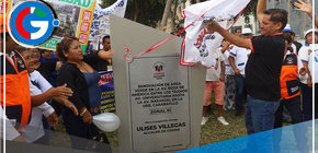 Vecinos Agradecen a Alcalde Ulises Villegas por Recuperación de Espacios Públicos en Av. Rosa de América