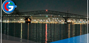 Puente de Baltimore colapsó tras impacto de un barco