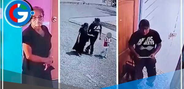  Pareja de delincuentes utiliza a niña para robar en colegio