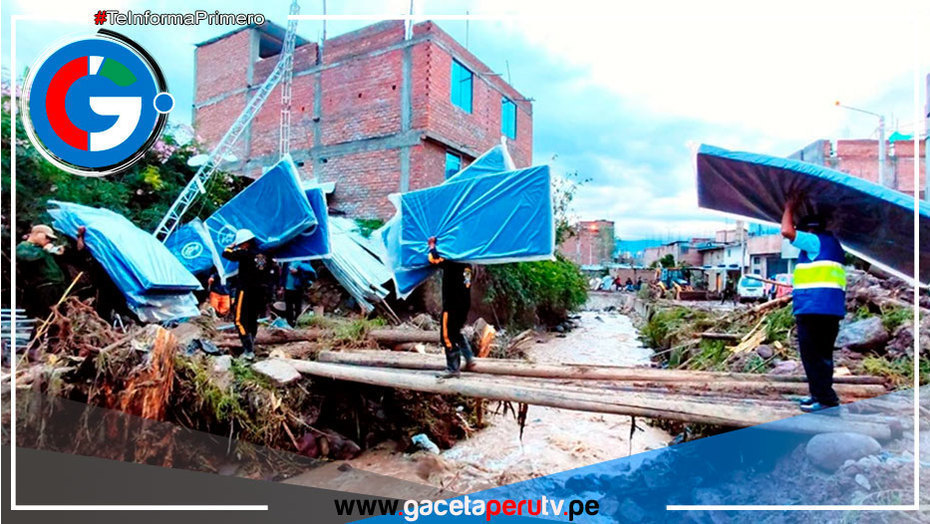 Ayacucho: entregan ayuda humanitaria a familias afectadas por huaico