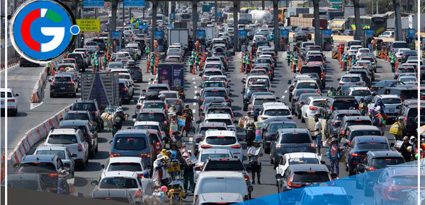 Congestión vehicular en peaje de Villa genera largas filas en la Panamericana Sur