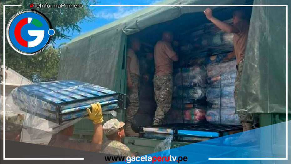 Lambayeque: almacén un distrito recibe 8.35 toneladas de ayuda humanitaria