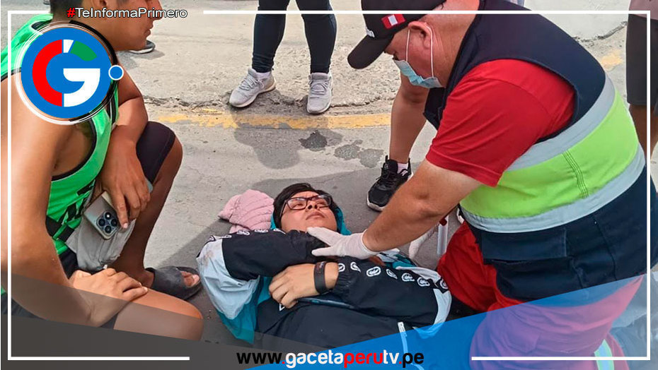 Joven Repartidor de Delivery Herido en Accidente de Tráfico