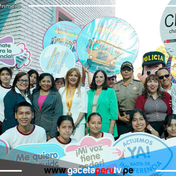 Ministra de la Mujer lanza campaña contra la violencia sexual infantil