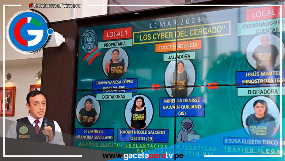 Independencia: Desarticulan banda que vendía datos personales de peruanos