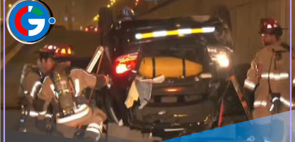 3 personas heridas en accidente en la Vía Expresa