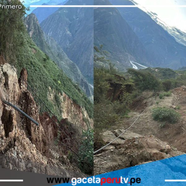 Derrumbes amenazan la conectividad de los pobladores en la región La Libertad 