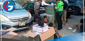 Policía captura a asaltantes de camión y recupera mercadería valorizada en $80 mil dólares