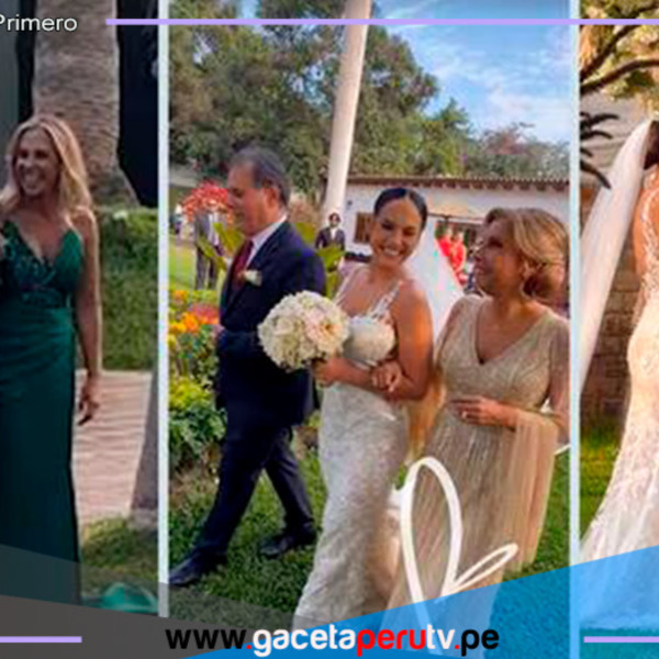 Mateo Garrido Lecca y Verónica Álvarez se dieron el sí en una íntima ceremonia