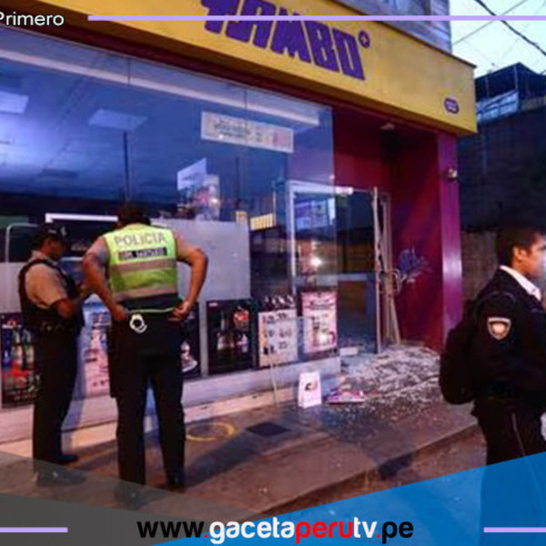 SJM: Malhechores asaltan a "combazos" una tienda de Tambo