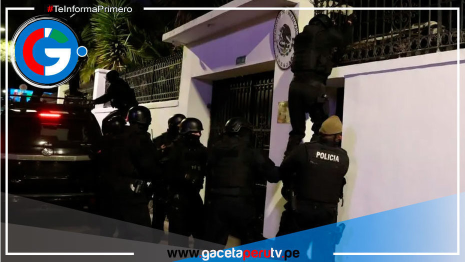 Policía ecuatoriana irrumpe en Embajada mexicana para detener a exvicepresidente Jorge Glas