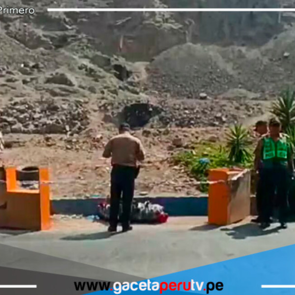Santa Anita: Encuentran cadáver envuelto en una bolsa de plástico