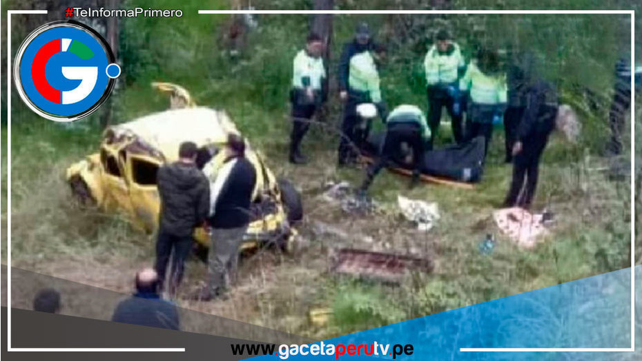 Cajamarca: accidente en vía a Celendín deja tres muertos y dos heridos