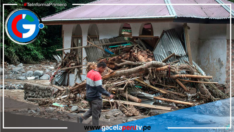 Al menos 43 fallecidos tras inundaciones y lava fría en Indonesia