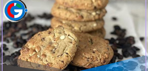 Cocina una ricas galletas con chocolate blanco y café