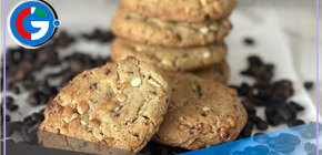 Cocina una ricas galletas con chocolate blanco y café
