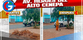 Alcalde Ulises Villegas lidera campaña de limpieza en áreas vulnerables en el distrito de Comas