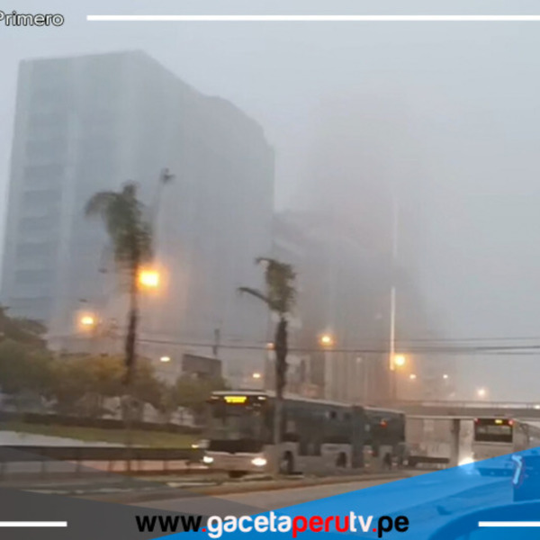 Lima amaneció con neblina densa y temperatura de 16°
