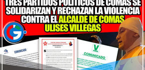 Partidos políticos de Comas unidos contra la violencia y en apoyo a la gestión de Ulises Villegas