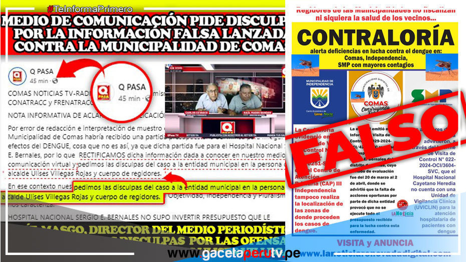Director de Q'PASA se disculpa por difundir información errónea sobre Ulises Villegas y regidores