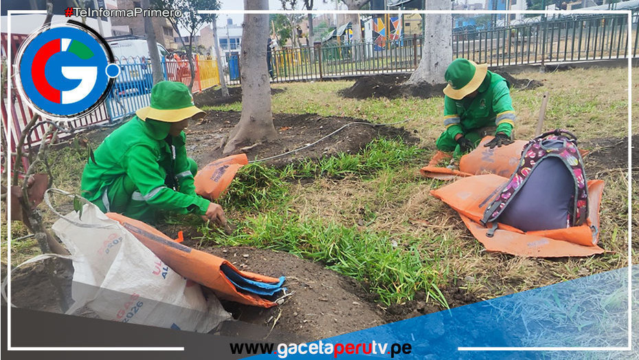 Alcalde Ulises Villegas lidera mejora del Parque Santa Rosa en Comas