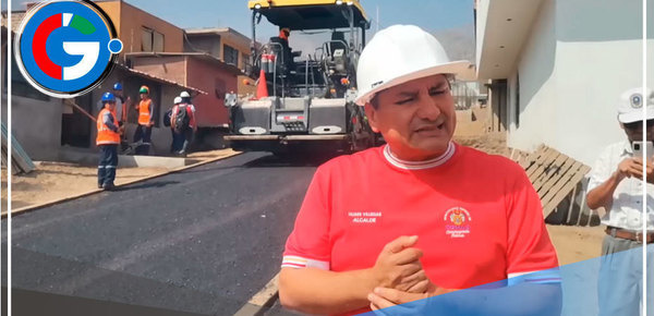 Alcalde de Comas Supervisa Avances en Obra de Pistas en Carmen Alto