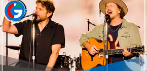 Bradley Cooper y Eddie Vedder se unen en concierto de Pearl Jam para interpretar canción de "A Star Is Born"