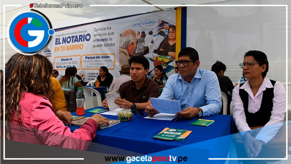 El próximo El Notario en tu Barrio será en Independencia