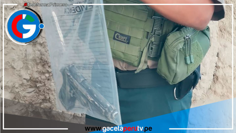 Hallazgo de réplica de arma de fuego moviliza a autoridades en Comas