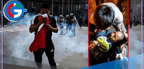 Reprimen con gas pimienta a familiares de fallecidos en protestas