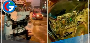 Santa Anita: Conductor en estado de ebriedad ocasiono triple choque y deja un herido 