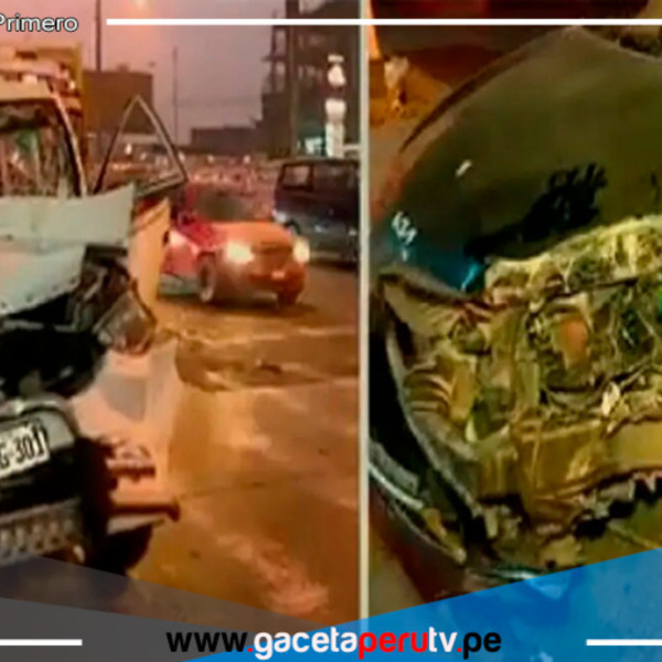 Santa Anita: Conductor en estado de ebriedad ocasiono triple choque y deja un herido 